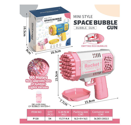 Bubble Gun Rocket Toys For Kids