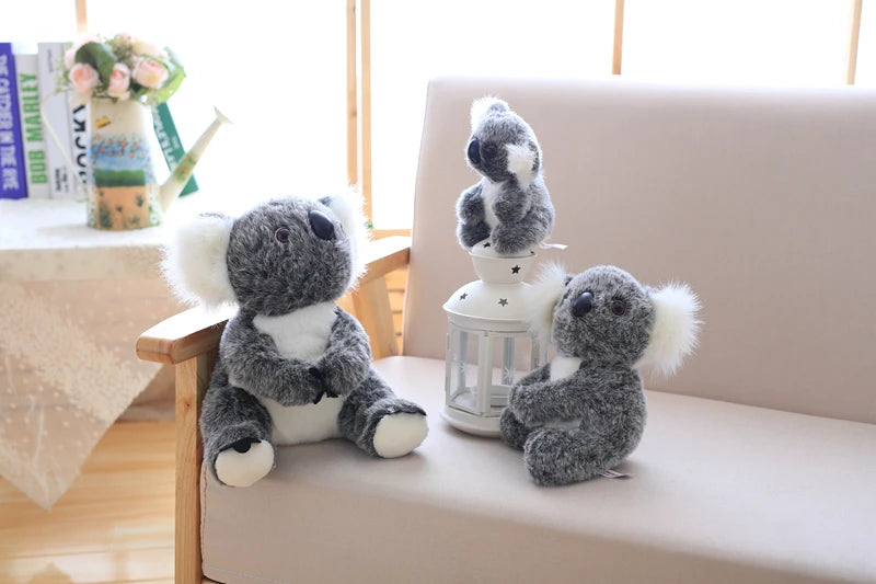 1pc Kawaii Simulation Australia Koala Plush Toy Stuffed Animal Doll Mom Baby Kids Infant Girls Toys Birthday Gift Home Decor