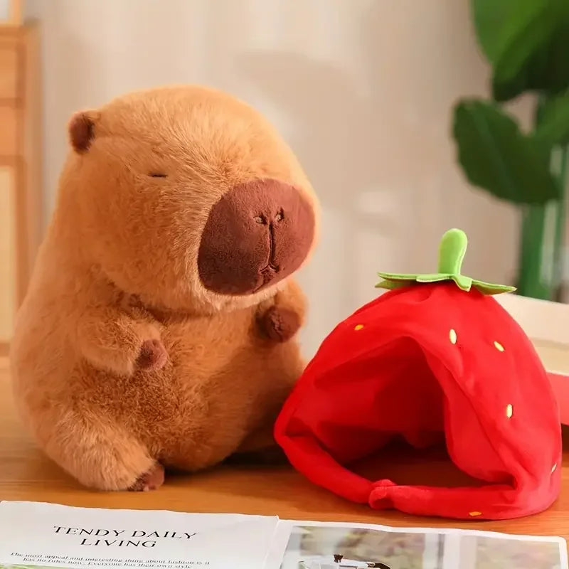 Capybara Plush Toy - Soft & Fluffy Anime Doll, Cute Stuffed Animal, Gift