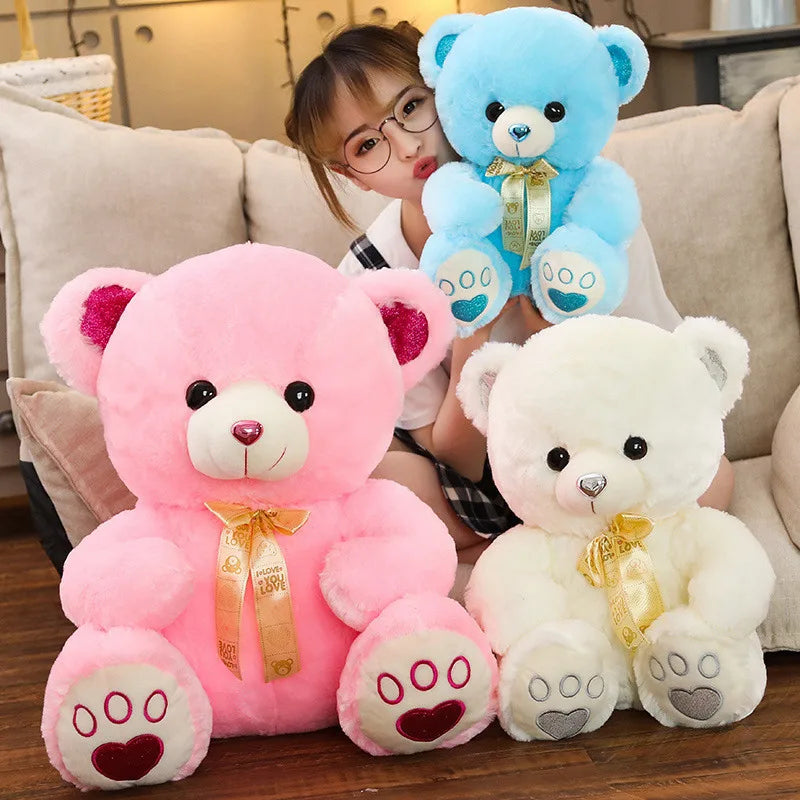 High Quality Toy Cute Cartoon Big Teddy Bear Plush Toys 35/50/65cm Stuffed Plush Animals Bear Doll Birthday Gift For Children