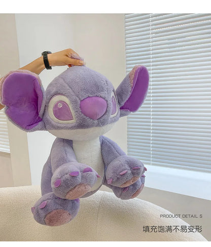 Disney Cartoon Purple Stitch Doll Star Baby Kawaii Plush Toy Girl's Birthday Doll Girlfriend Valentine's Day Gift 25cm/30cm/45cm