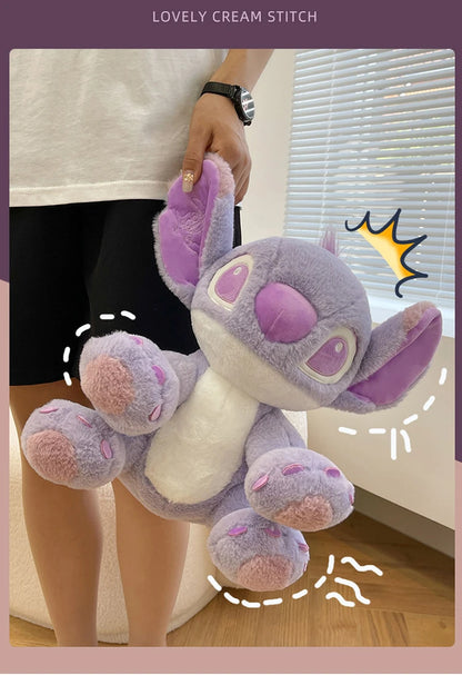 Disney Cartoon Purple Stitch Doll Star Baby Kawaii Plush Toy Girl's Birthday Doll Girlfriend Valentine's Day Gift 25cm/30cm/45cm