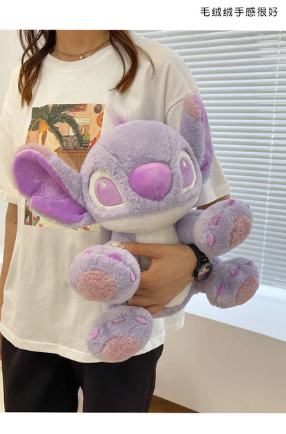 Disney Cartoon Purple Stitch Doll Star Baby Kawaii Plush Toy Girl's Birthday Doll Girlfriend Valentine's Day Gift 25cm/30cm/45cm