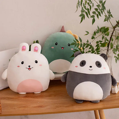 40cm Cuddly Squishy Penguin Pig Rabbit Panda Crab Kawaii Zoo Animal Plush Pillow Soft Plushie Peluche Doll Kids Birthday Gift