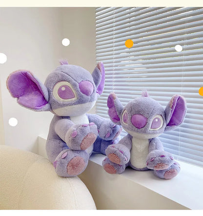 Disney Cartoon Purple Stitch Doll Star Baby Kawaii Plush Toy Girl's Birthday Doll Girlfriend Valentine's Day Gift 25cm/30cm/45cm