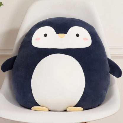 40cm Cuddly Squishy Penguin Pig Rabbit Panda Crab Kawaii Zoo Animal Plush Pillow Soft Plushie Peluche Doll Kids Birthday Gift