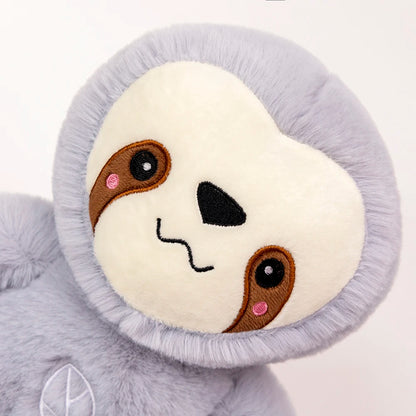 Kawaii Breathing Sloth Plush Toy Baby Soothing Bear Doll Baby Sleep Companion Sound and Light Plushie