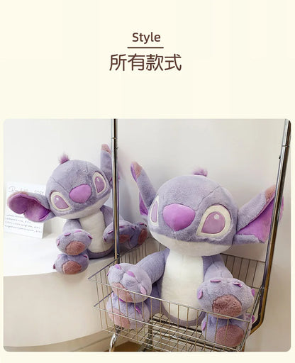 Disney Cartoon Purple Stitch Doll Star Baby Kawaii Plush Toy Girl's Birthday Doll Girlfriend Valentine's Day Gift 25cm/30cm/45cm