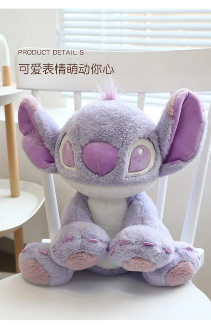 Disney Cartoon Purple Stitch Doll Star Baby Kawaii Plush Toy Girl's Birthday Doll Girlfriend Valentine's Day Gift 25cm/30cm/45cm