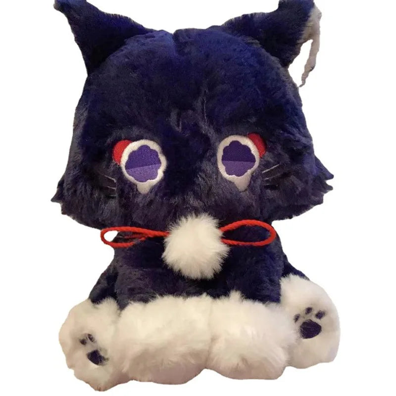 22cm Anime Scaramouche Cat Cute Plush Doll Genshin Impact Wanderer Pet Cosplay Stuffed Pillow Toy Birthday Gift