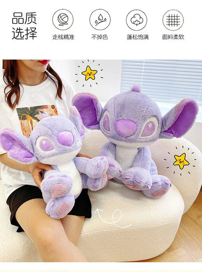 Disney Cartoon Purple Stitch Doll Star Baby Kawaii Plush Toy Girl's Birthday Doll Girlfriend Valentine's Day Gift 25cm/30cm/45cm