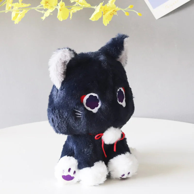 22cm Anime Scaramouche Cat Cute Plush Doll Genshin Impact Wanderer Pet Cosplay Stuffed Pillow Toy Birthday Gift