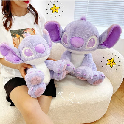 Disney Cartoon Purple Stitch Doll Star Baby Kawaii Plush Toy Girl's Birthday Doll Girlfriend Valentine's Day Gift 25cm/30cm/45cm