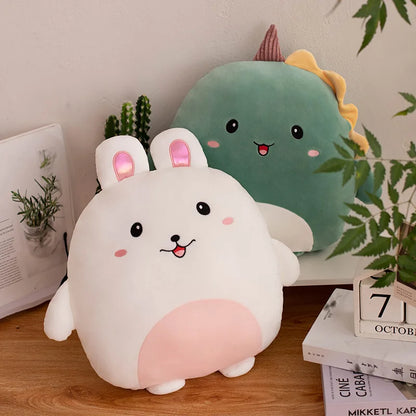 40cm Cuddly Squishy Penguin Pig Rabbit Panda Crab Kawaii Zoo Animal Plush Pillow Soft Plushie Peluche Doll Kids Birthday Gift